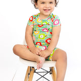 TWO PIECE SHORTIE SET- Kawaii Apple - HoneyBug 