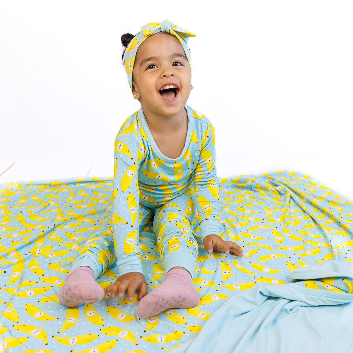 LONG SLEEVE 2 PIECE SETS- Kawaii Banana - HoneyBug 