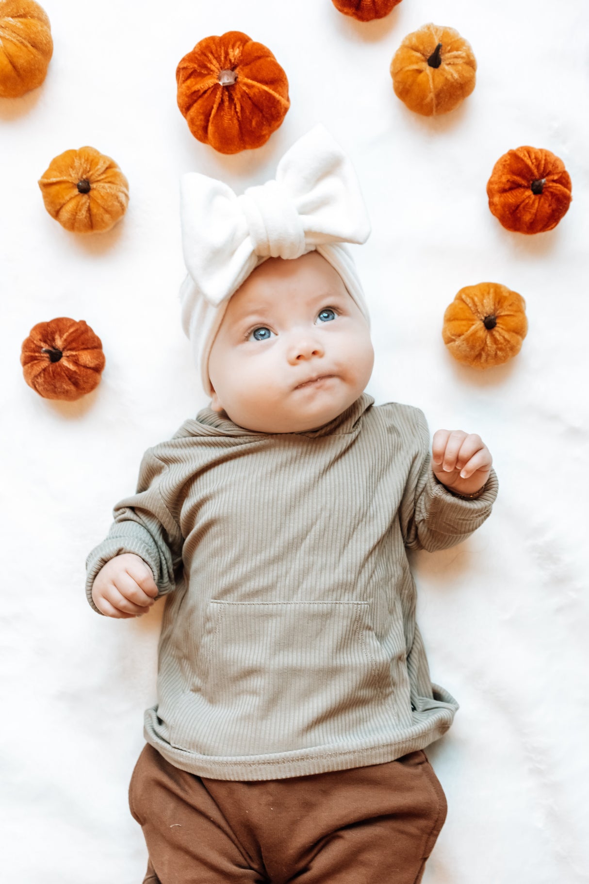 LONG SLEEVE HOODIE- Mushroom - HoneyBug 