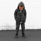 ZIP HOODIE- Midnight Snow Wash - HoneyBug 