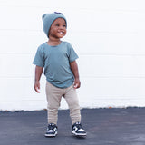 BAMBOO RIB LEGGINGS- Mushroom - HoneyBug 