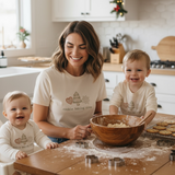 Cookie Baking Crew Organic Baby Bodysuit Long Sleeve