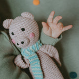 Farm Animal - Organic Pig Rattle - HoneyBug 