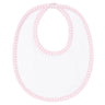 Pink Gingham Bib - HoneyBug 
