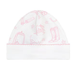 Pink Lone Star Toile Hat