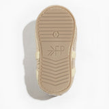 Platinum Ballet Slipper Baby Shoe - HoneyBug 