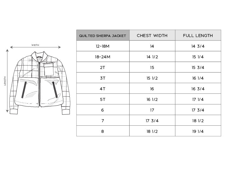 Quilted Sherpa Jacket - HoneyBug 