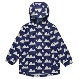 Navy Peak to Peak Recycled Waterproof Raincoat - HoneyBug 