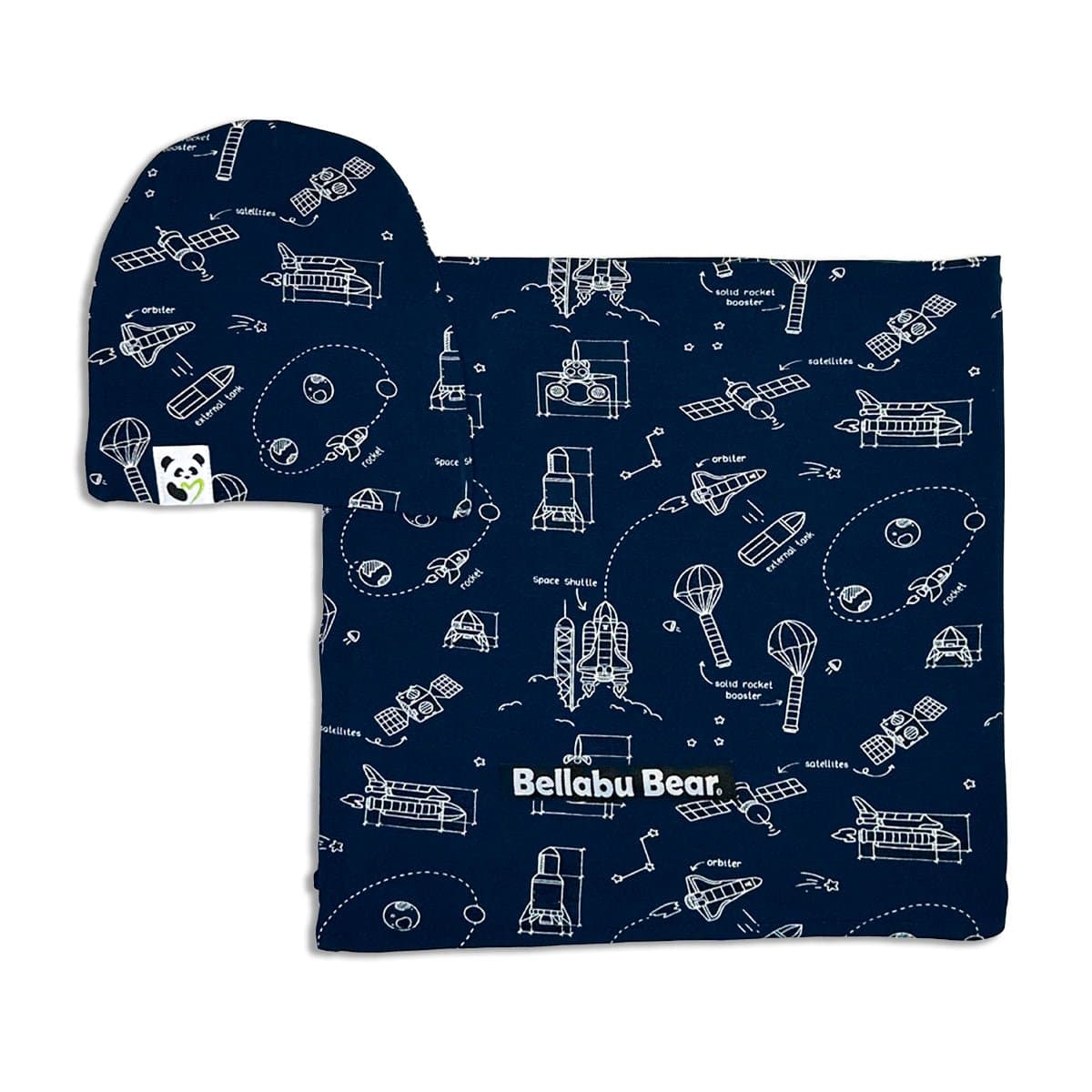Bamboo Swaddle & Beanie Set - HoneyBug 