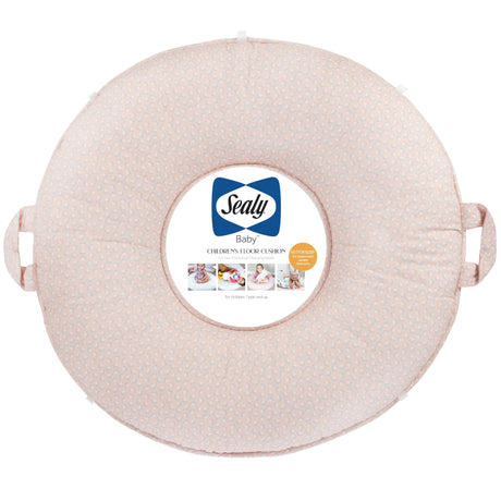 Sealy Children's Floor Cushion - Pink Floral - HoneyBug 