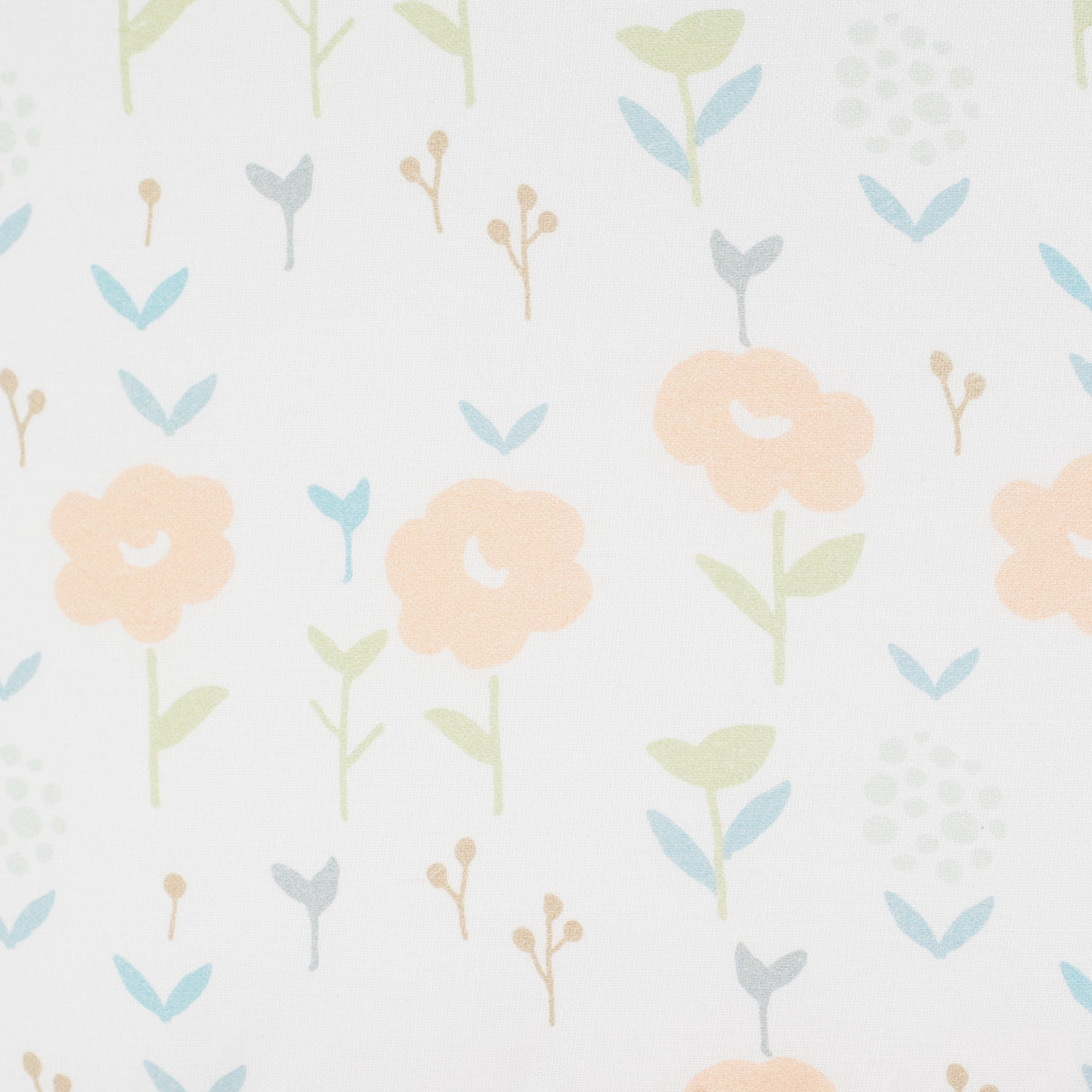 Sealy Pouf - Coral & Blossoms - HoneyBug 