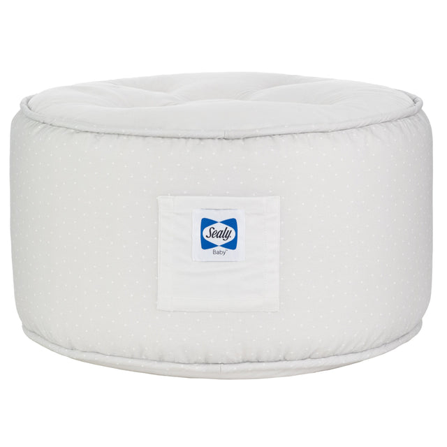 Sealy Pouf - Gray and Dot - HoneyBug 