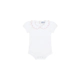 Nella Scallops Short Sleeve Onesie - HoneyBug 
