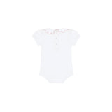 Nella Scallops Short Sleeve Onesie - HoneyBug 