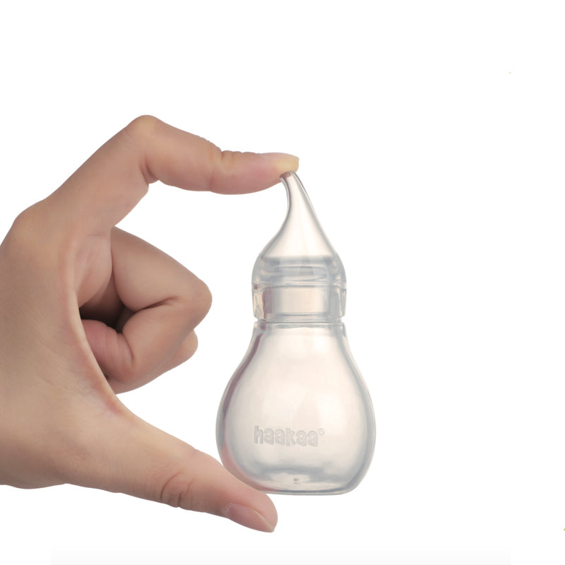 Haakaa Easy-Squeezy Silicone Bulb Syringe (0m+) - HoneyBug 