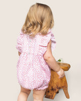 Baby's Twill Ruffled Romper in Sweethearts