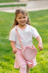 Pink Skirted Bow Jogger