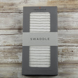 Pencil Stripe Bamboo Swaddle