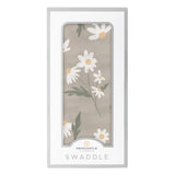 White Daisy Bamboo Swaddle