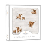 Longhorn Bamboo Newcastle Blanket