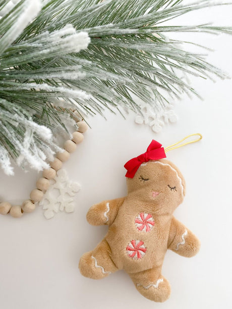 Gingerbread Couple Ornaments - HoneyBug 