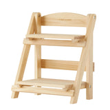 Tiny Land® Play Kitchen Accessories – Play Kitchen Food Storage: Versatile Wooden Rack for Play Food