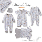 Cottontail Crew Bamboo Easter Shorty Romper for Baby Boys