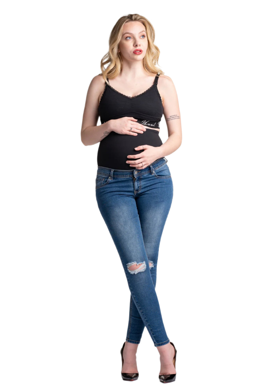Santa Monica Skinny Maternity Jeans - HoneyBug 