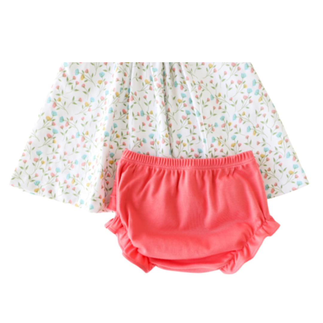 Pink Arabella Smocked Dress - HoneyBug 