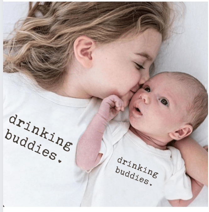 graphic tee | drinking buddies - HoneyBug 