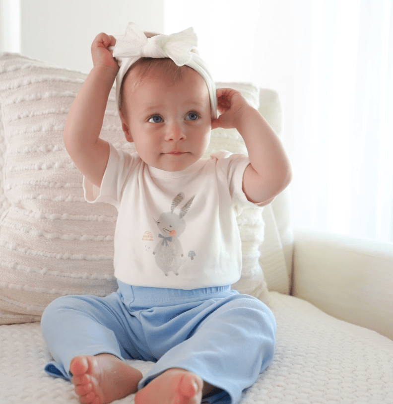 graphic bodysuit | spring bunny - HoneyBug 