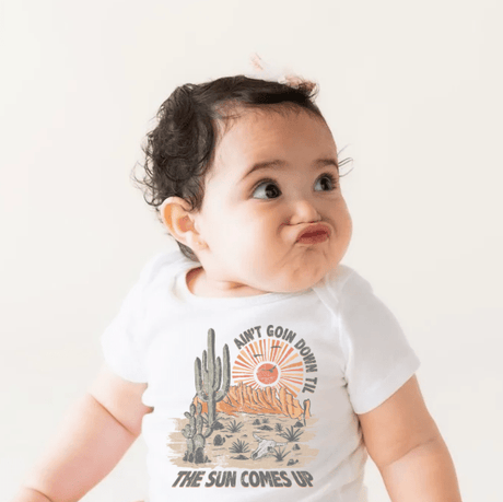 graphic bodysuit | aint goin down - HoneyBug 