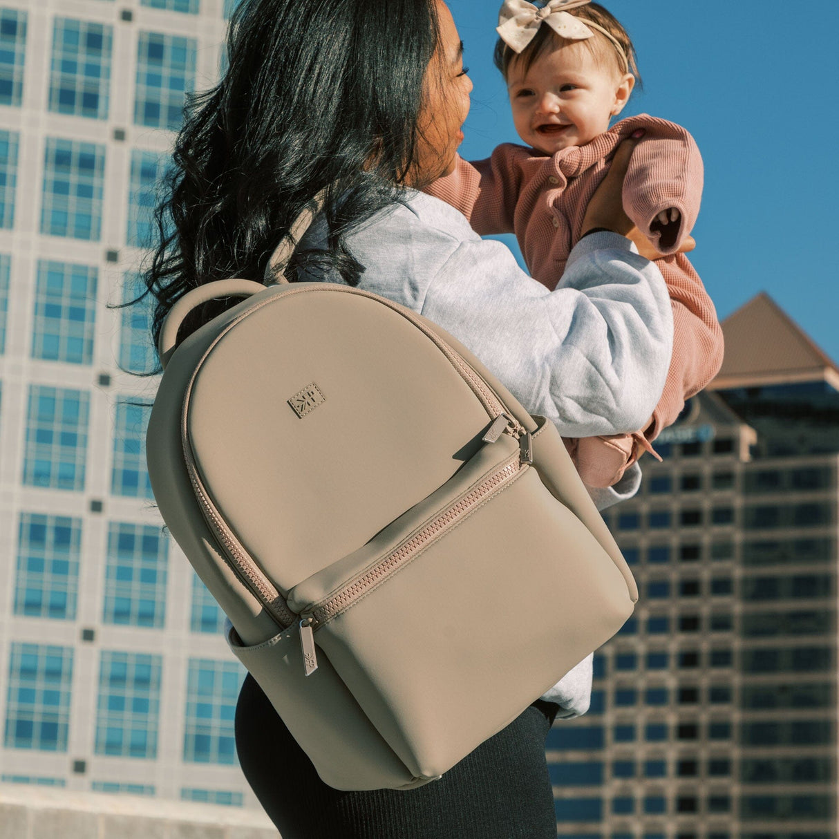 Aspen Seoul Neoprene City Backpack - HoneyBug 