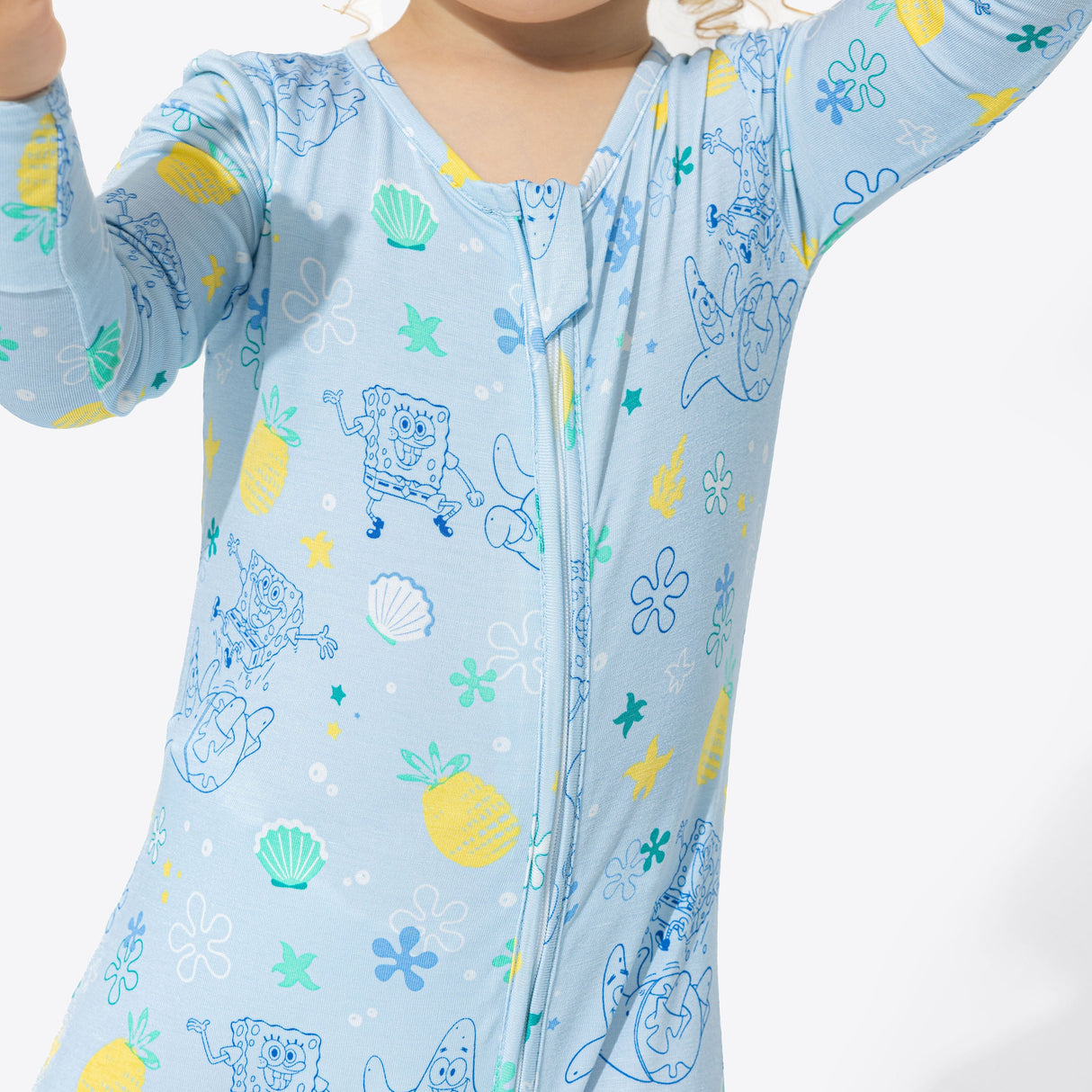 SpongeBob SquarePants: Fun Bamboo Convertible Footie - HoneyBug 