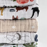 Original Cotton Muslin Quilt - Prickle Pots - HoneyBug 