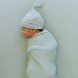 Stretch Knit Crib Sheet - Frost Green - HoneyBug 