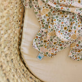 Stretch Knit Swaddle Blanket 2 Pack - Pressed Petals - HoneyBug 