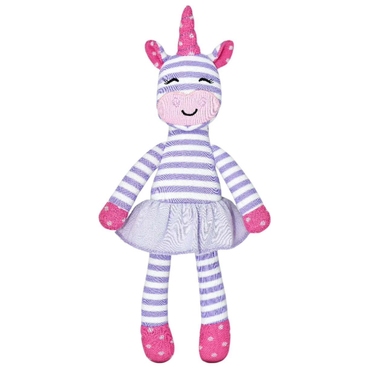 Tiny Dancing Unicorn - Purple Stripe - HoneyBug 