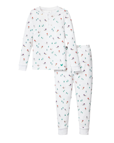 Kid's Pima Snug Fit Pajama Set in Après Ski - HoneyBug 