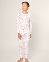 Kid's Pima Snug Fit Pajama Set in Après Ski - HoneyBug 