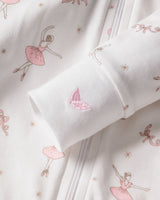 Baby's Pima Romper in Sugar Plum Fairy - HoneyBug 