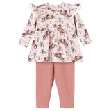 Prairie Princess Baby Girl's Western Bamboo Top & Legging - HoneyBug 