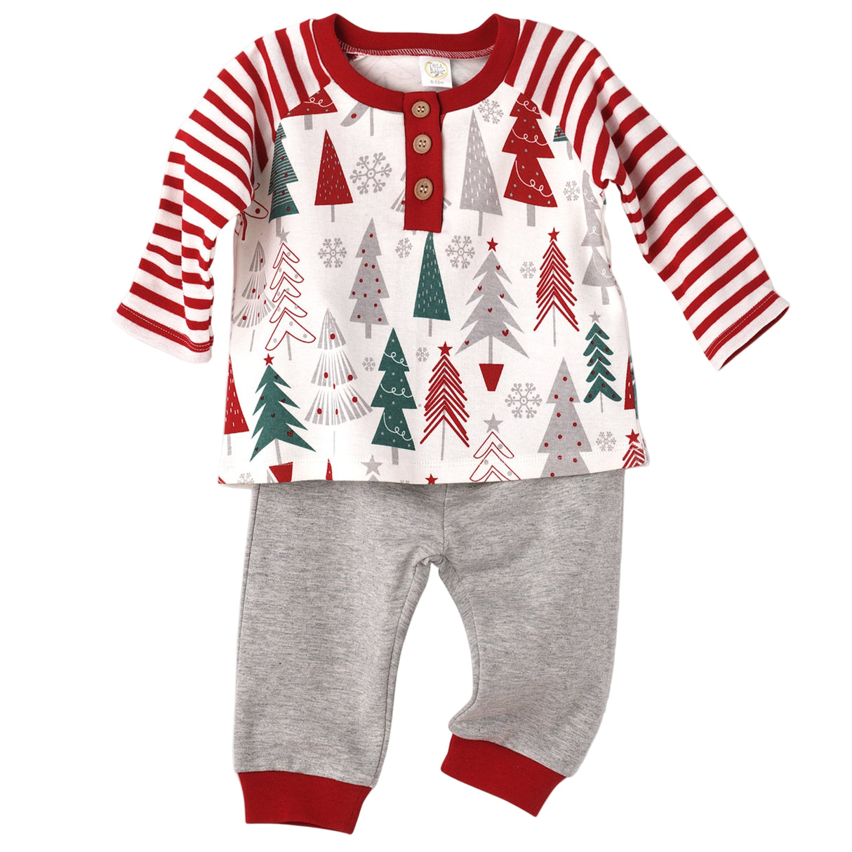 Christmas Baby & Toddler Top & Bottom Set - HoneyBug 