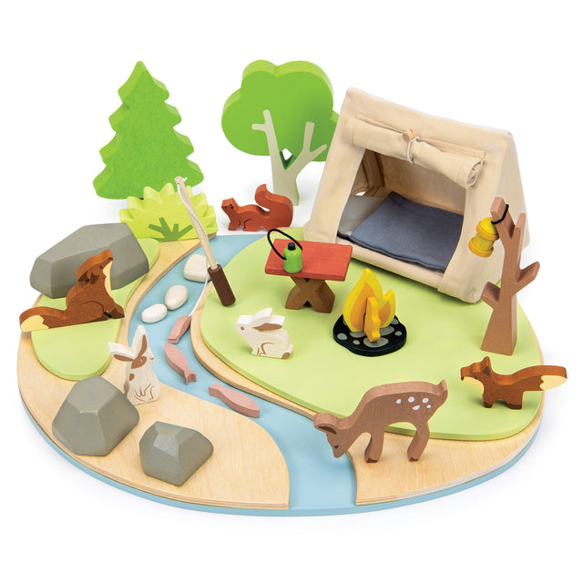 Wildlife Camping Playset - HoneyBug 