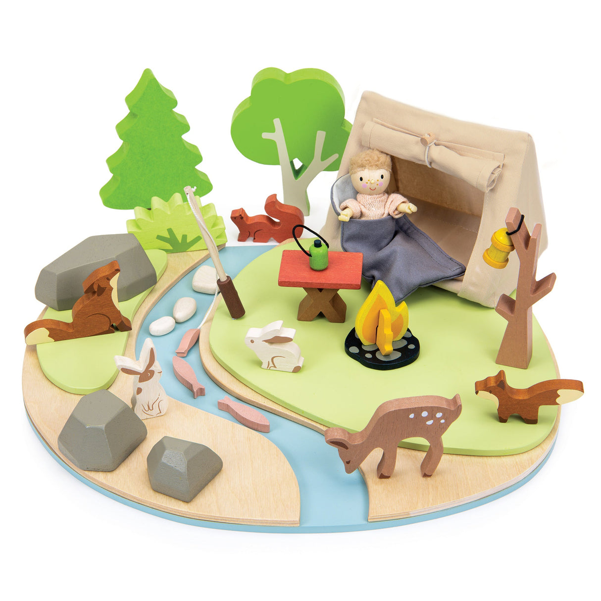 Wildlife Camping Playset - HoneyBug 