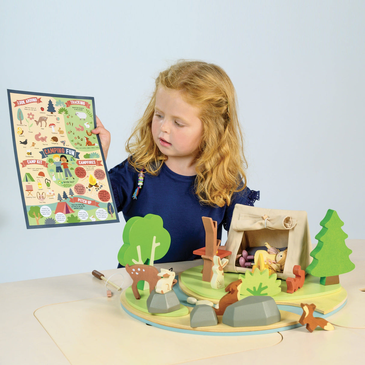 Wildlife Camping Playset - HoneyBug 