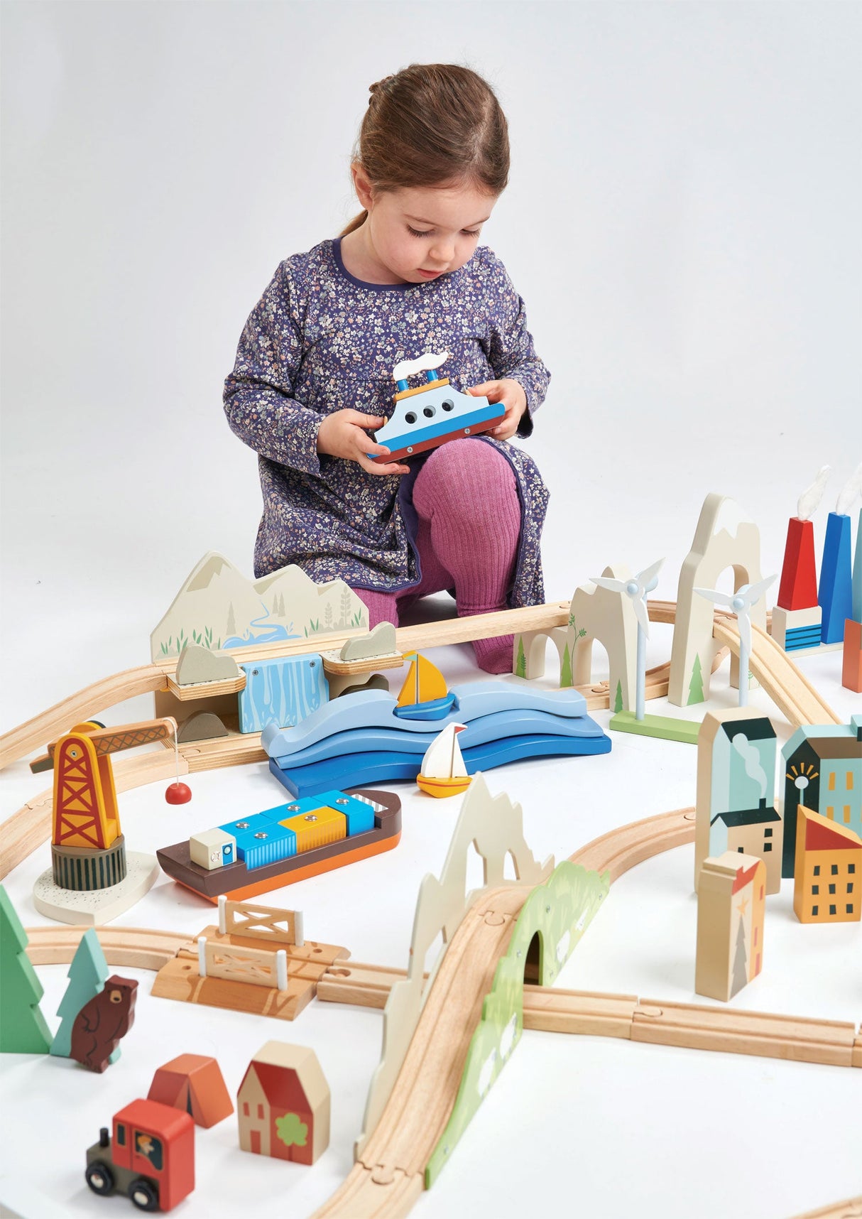 Mountain View Train set - HoneyBug 