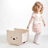 Pull Along Bear Cart - HoneyBug 