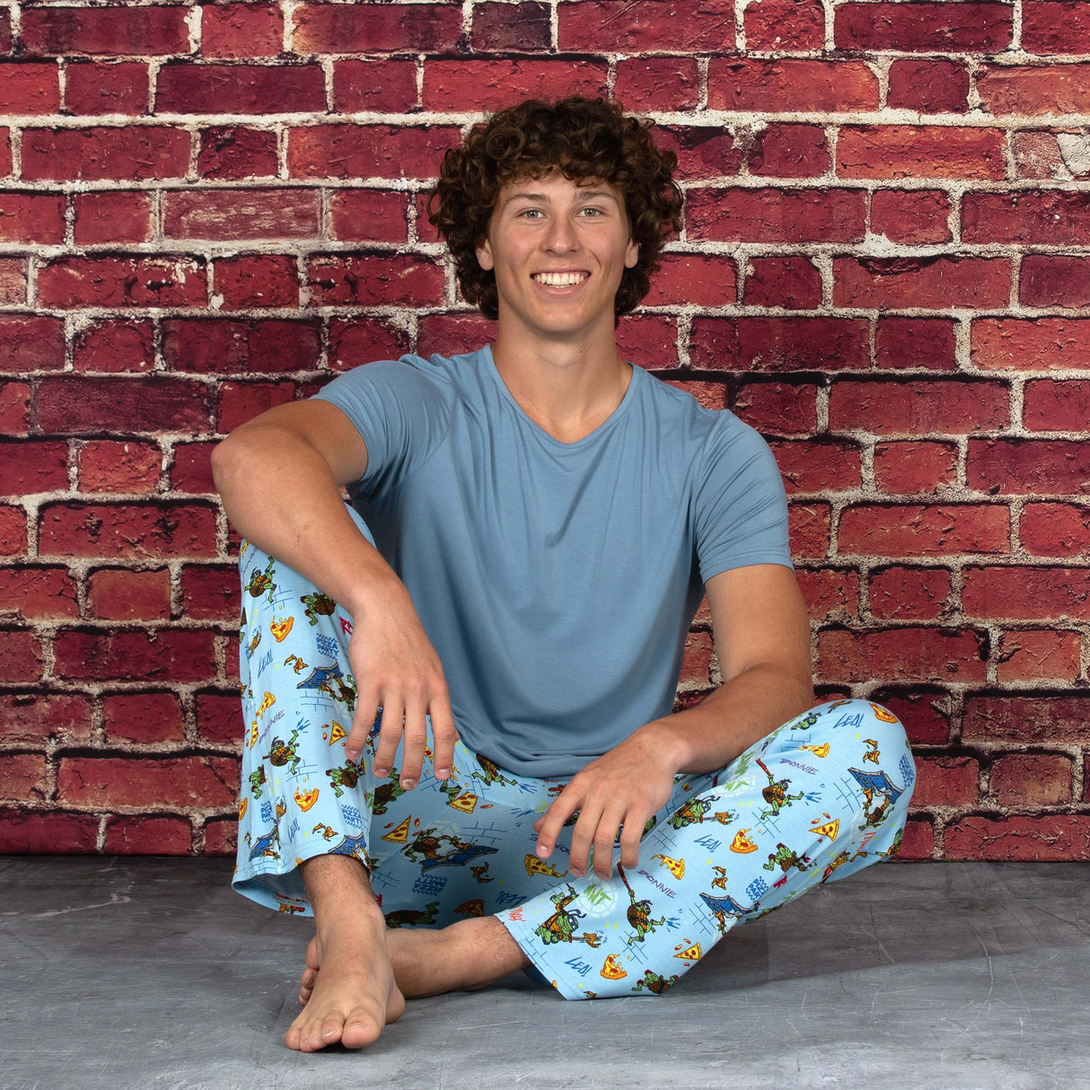 Teenage Mutant Ninja Turtles: Mutant Mayhem Movie Bamboo Men's Pajama Set - HoneyBug 