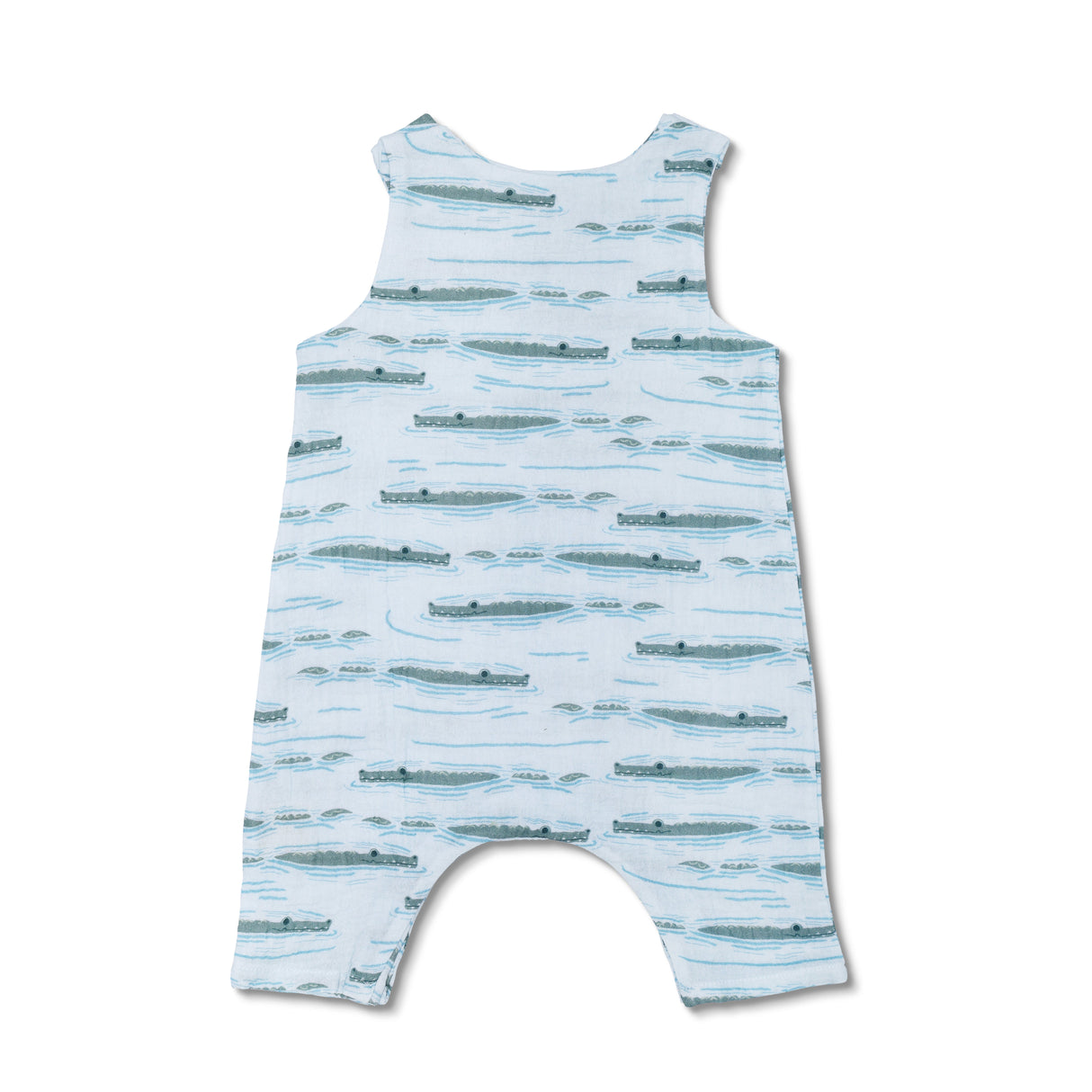Muslin Jumpsuit - Alligator Isle - HoneyBug 